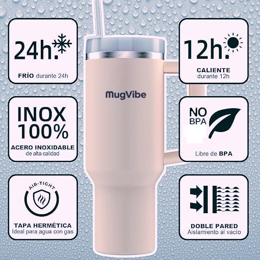 Taza térmica “MUGVIBE”.